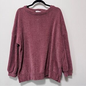 First Love by Lovelyn | Measurements Below | Dusty Pink / Mauve Knit Sweater